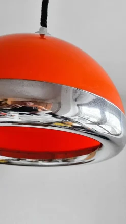 Clearance Pamono Vintage Space Age Hanging Lamp, 1970s