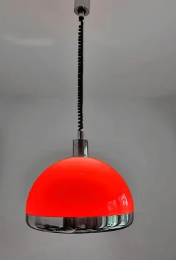 Clearance Pamono Vintage Space Age Hanging Lamp, 1970s