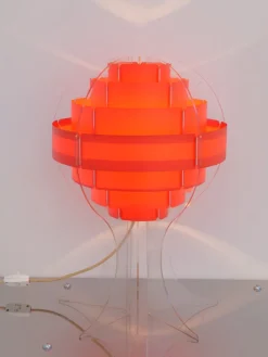 Clearance Pamono Vintage Space Age Lamp by Preben Jacobsen & Flemming Brylle for Quality System Denmark, 1970