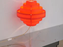 Clearance Pamono Vintage Space Age Lamp by Preben Jacobsen & Flemming Brylle for Quality System Denmark, 1970