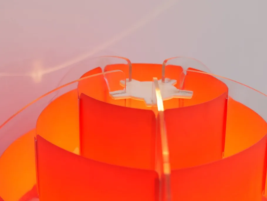 Clearance Pamono Vintage Space Age Lamp by Preben Jacobsen & Flemming Brylle for Quality System Denmark, 1970