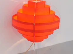 Clearance Pamono Vintage Space Age Lamp by Preben Jacobsen & Flemming Brylle for Quality System Denmark, 1970