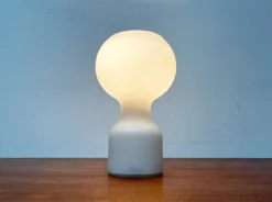 Best Pamono Vintage Space Age Minimalist Glass Table Lamp by Jean Paul Edmonds Alt for Philips, 1970s