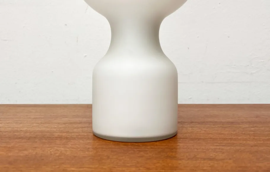 Best Pamono Vintage Space Age Minimalist Glass Table Lamp by Jean Paul Edmonds Alt for Philips, 1970s