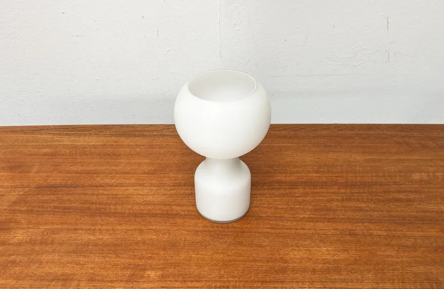 Best Pamono Vintage Space Age Minimalist Glass Table Lamp by Jean Paul Edmonds Alt for Philips, 1970s