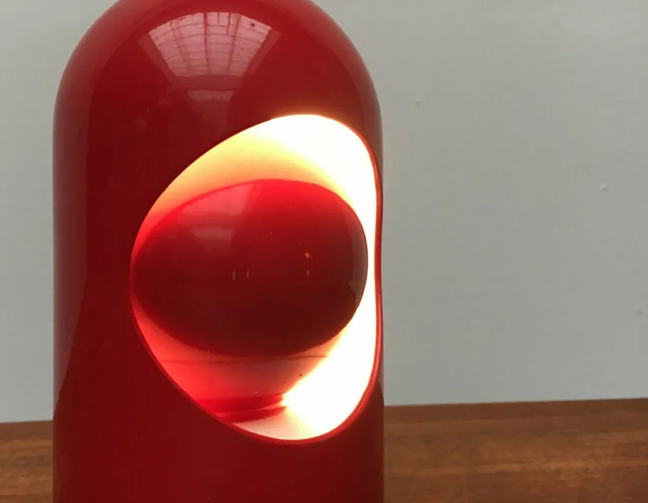 Outlet Pamono Vintage Space Age Model Selene / Interplay 1 Eclipse Table Lamp by Lightolier and Abm/Bilumen, Milano, Italy