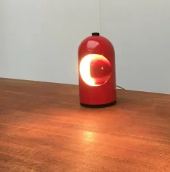 Outlet Pamono Vintage Space Age Model Selene / Interplay 1 Eclipse Table Lamp by Lightolier and Abm/Bilumen, Milano, Italy