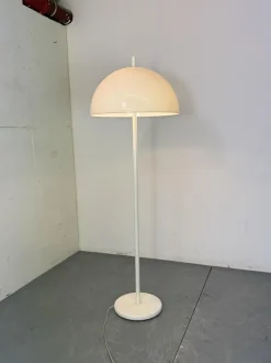 Best Pamono Vintage Space Age Modernist White Mushroom Shape Floor Lamp from Dijkstra Lampen, 1970s