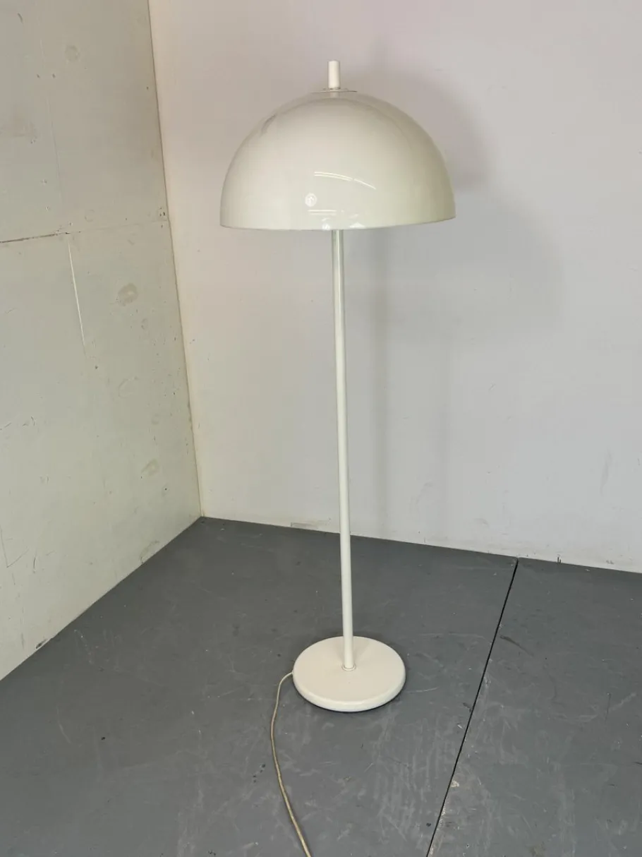 Best Pamono Vintage Space Age Modernist White Mushroom Shape Floor Lamp from Dijkstra Lampen, 1970s