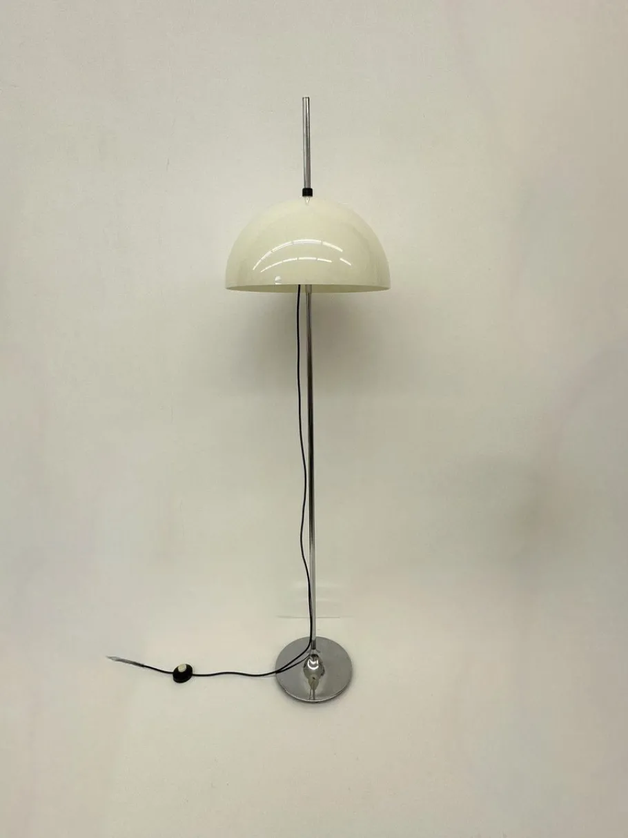 New Pamono Vintage Space Age Mushroom Floor Lamp, 1970s