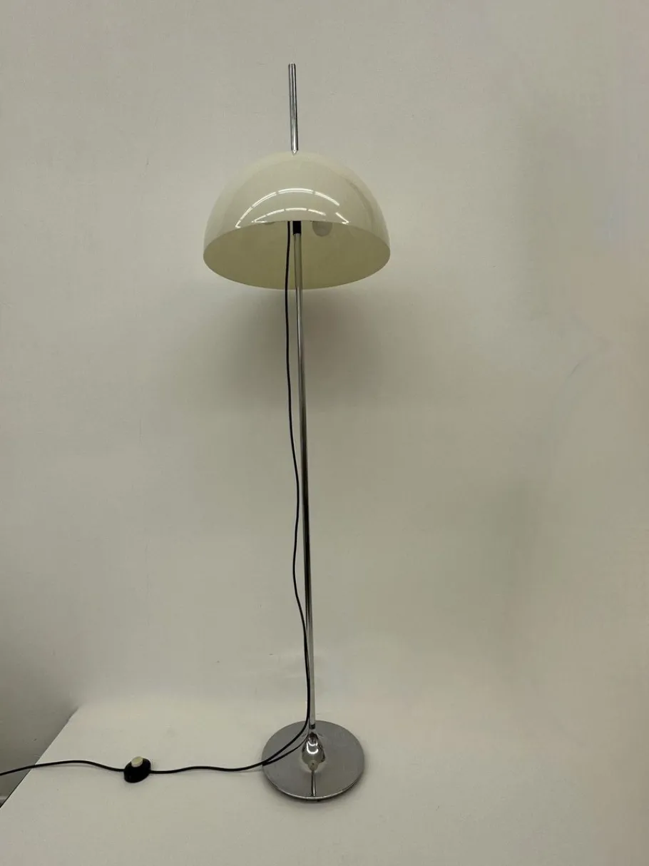 New Pamono Vintage Space Age Mushroom Floor Lamp, 1970s
