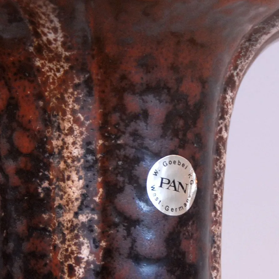 Pamono Vintage Space Age Pottery Floor Lamp from Goebel, 1970s