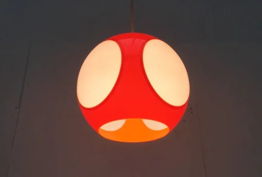 Best Pamono Vintage Space Age UFO Lamp attributed to Luigi Colani