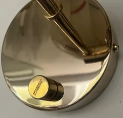 Hot Pamono Vintage Spanish Articulated Gold Wall Sconces by Estiluz, 1980s, Set of 2