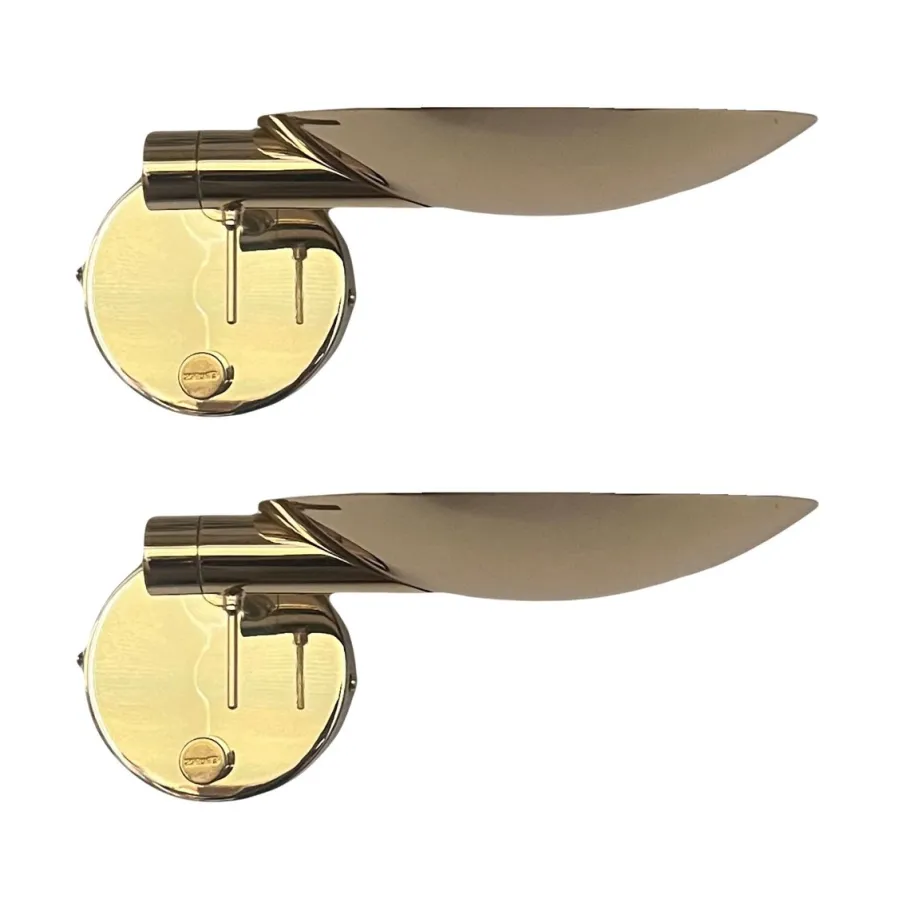 Hot Pamono Vintage Spanish Articulated Gold Wall Sconces by Estiluz, 1980s, Set of 2