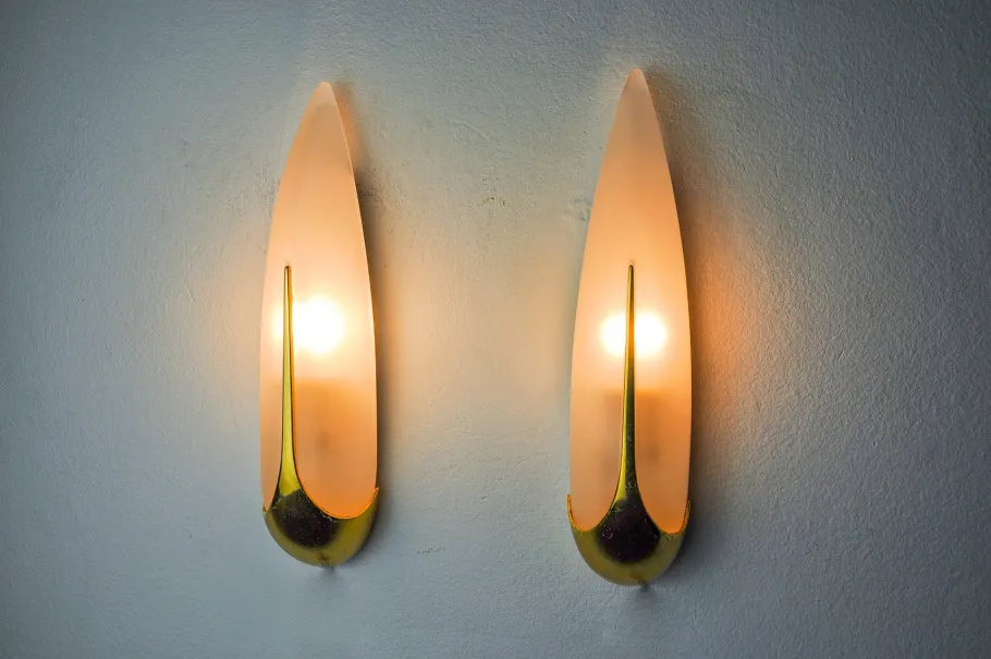 Pamono Vintage Spanish Wall Lights, 1980, Set of 2