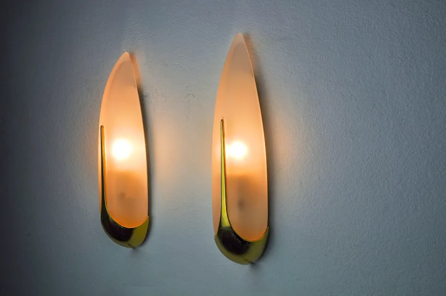 Pamono Vintage Spanish Wall Lights, 1980, Set of 2