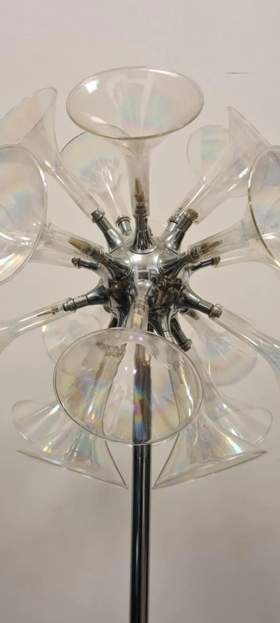 New Pamono Vintage Sputnik Floor Lamp