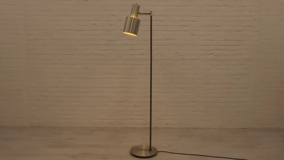 New Pamono Vintage Studio Floor Lamp by Jo Hammerborg for Fog & Morup