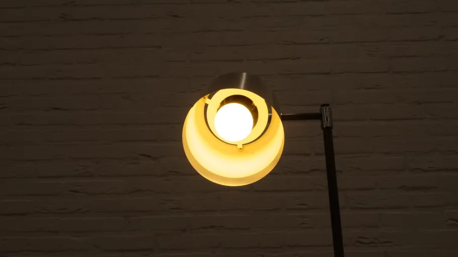 New Pamono Vintage Studio Floor Lamp by Jo Hammerborg for Fog & Morup