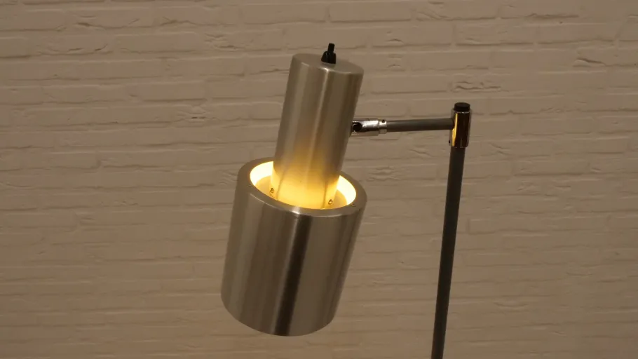 New Pamono Vintage Studio Floor Lamp by Jo Hammerborg for Fog & Morup