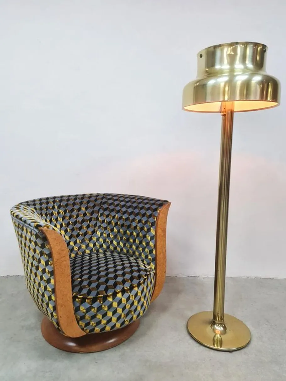 New Pamono Vintage Swedish Bumling Floor Lamp by Anders Pehrson for Ateljé Lyktan, 1960s