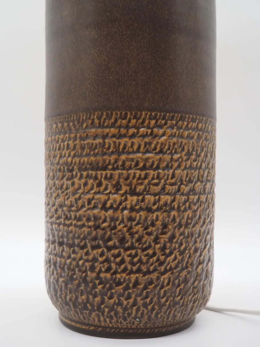 Pamono Vintage Swedish Rustic Ceramic Table Lamp from Ikea, 1960s