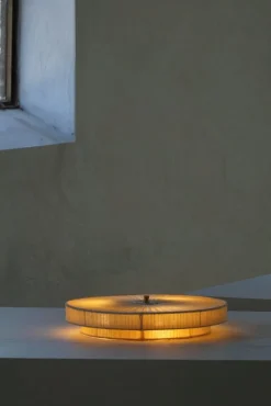 Hot Pamono Vintage Swedish Wall Sconce in Brass and Silk, 1950s