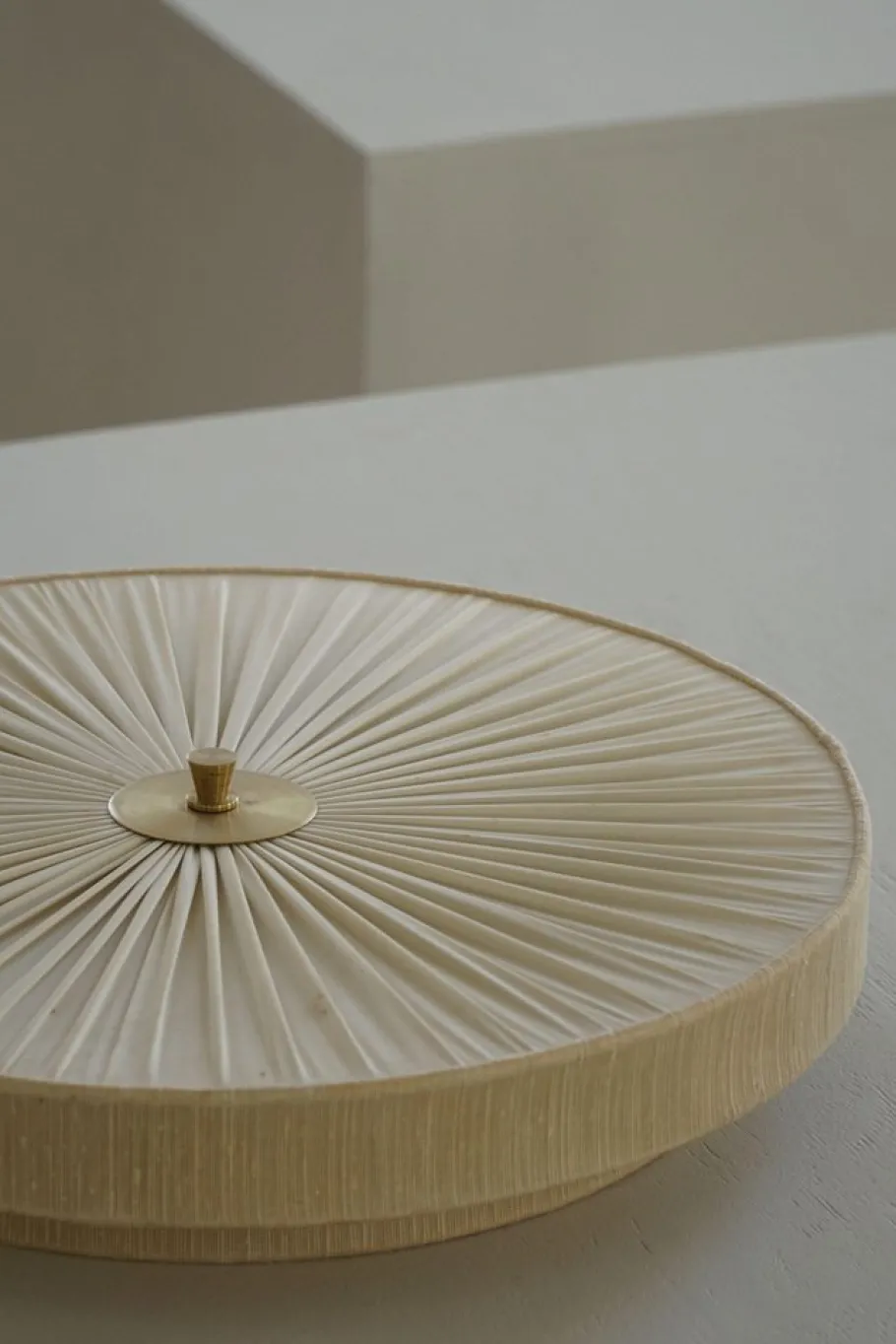 Hot Pamono Vintage Swedish Wall Sconce in Brass and Silk, 1950s