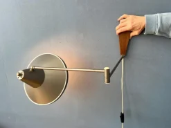 Discount Pamono Vintage Swing Arm Swivel Wall Lamp from Philips