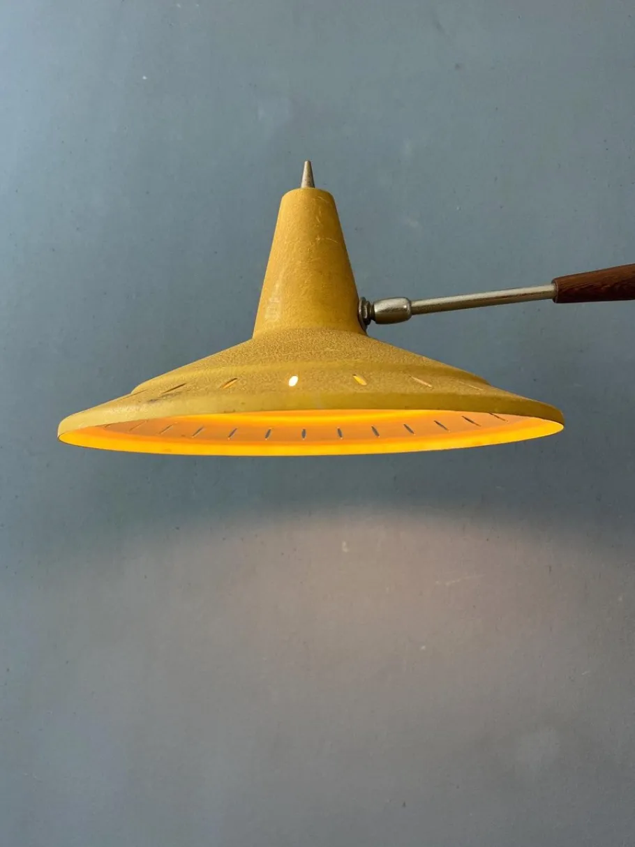 Clearance Pamono Vintage Swing Arm Van Doorn Wall Lamp in style of Rietvelds Panama