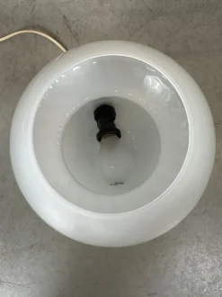 Outlet Pamono Vintage Swirl Glass Mushroom Lamp, 1980s