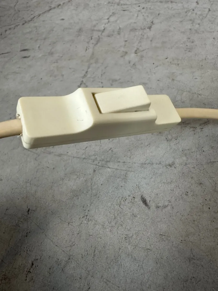 Outlet Pamono Vintage Swirl Glass Mushroom Lamp, 1980s