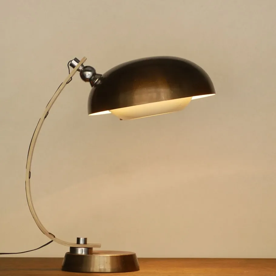 Clearance Pamono Vintage Table Lamp by Angelo Lelii for Arredoluce, 1970s