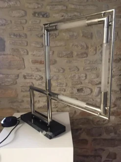 Clearance Pamono Vintage Table Lamp by Jacques Adnet, 1960s