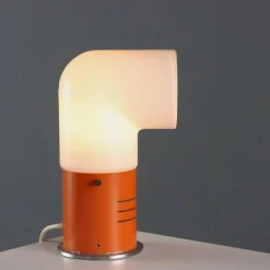 Pamono Vintage Table Lamp in Aluminium and Metal, 1970s