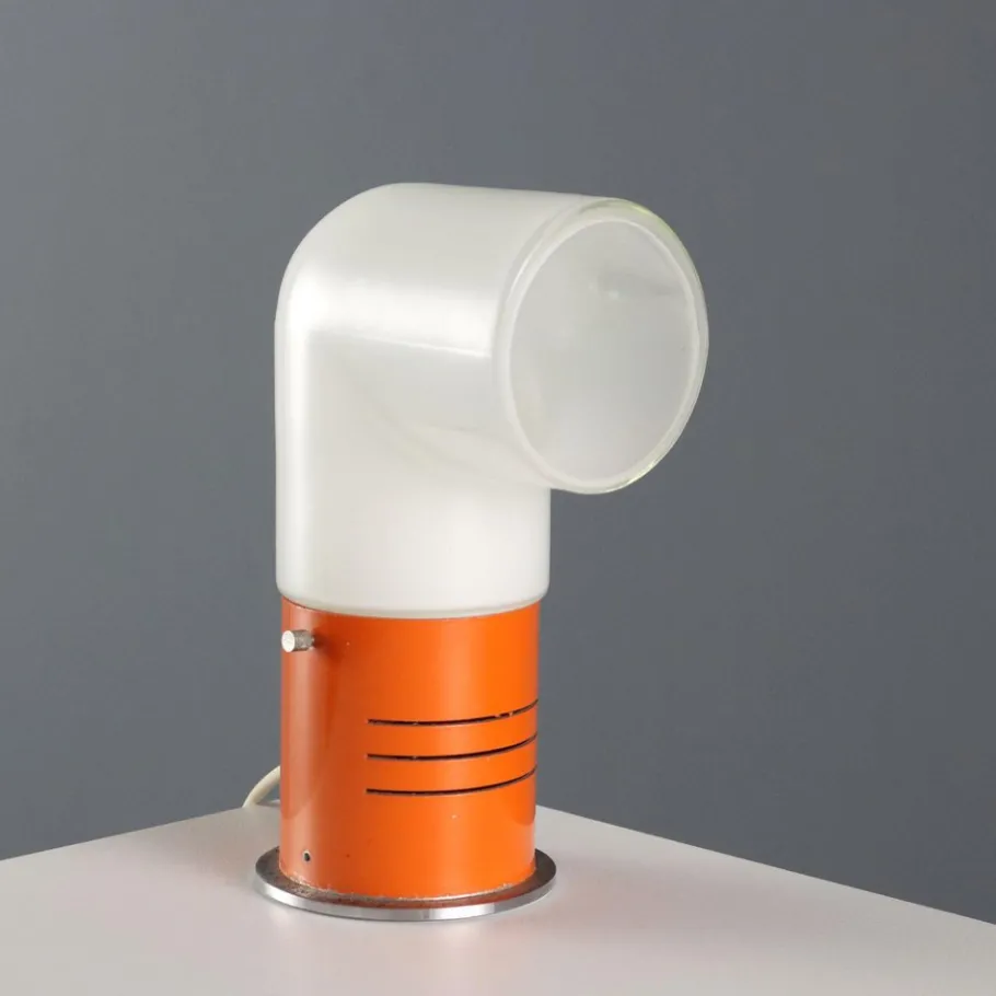 Pamono Vintage Table Lamp in Aluminium and Metal, 1970s