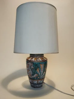 New Pamono Vintage Table Lamp in Ceramic by Fratelli Fanciullacci, 1960