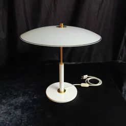 Outlet Pamono Vintage Table Lamp in Glass and Metal by Karin Mobring for Ikea