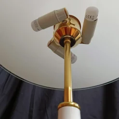 Outlet Pamono Vintage Table Lamp in Glass and Metal by Karin Mobring for Ikea