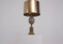 Pamono Vintage Table Lamp in Onyx from Maison Charles Paris, 1970s