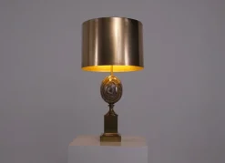 Pamono Vintage Table Lamp in Onyx from Maison Charles Paris, 1970s