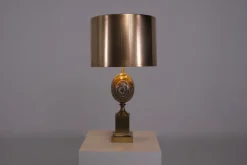 Pamono Vintage Table Lamp in Onyx from Maison Charles Paris, 1970s