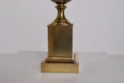 Pamono Vintage Table Lamp in Onyx from Maison Charles Paris, 1970s