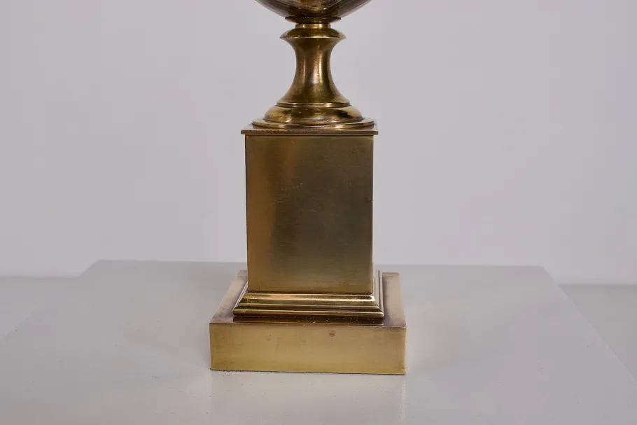 Pamono Vintage Table Lamp in Onyx from Maison Charles Paris, 1970s