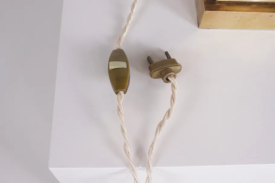 Pamono Vintage Table Lamp in Onyx from Maison Charles Paris, 1970s