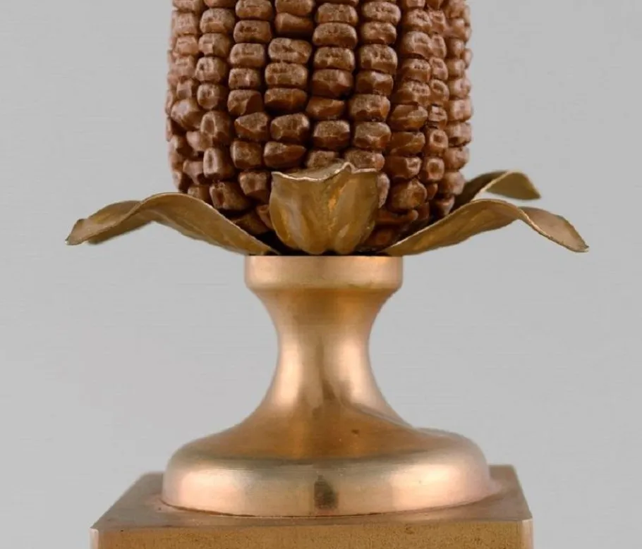 Hot Pamono Vintage Table Lamp Shaped as a Corn Cob from Maison Charles, France