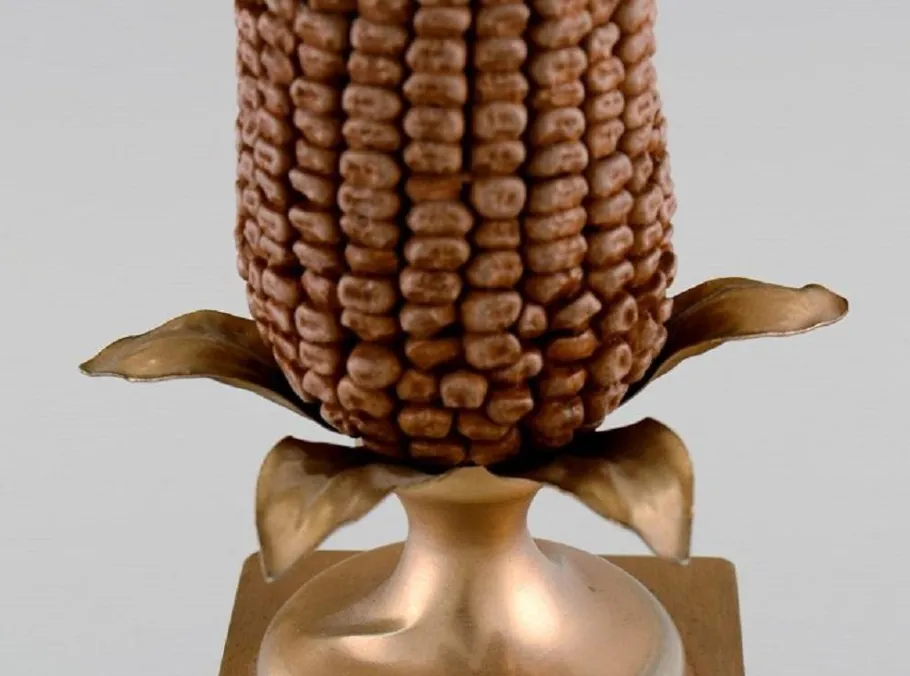 Hot Pamono Vintage Table Lamp Shaped as a Corn Cob from Maison Charles, France