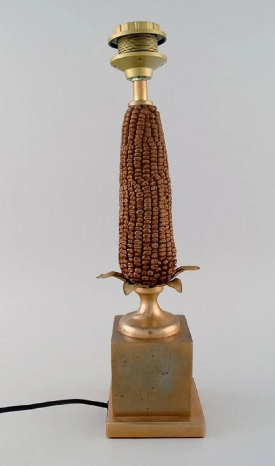 Hot Pamono Vintage Table Lamp Shaped as a Corn Cob from Maison Charles, France