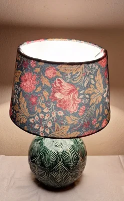 Discount Pamono Vintage Table Lamp with Green Ceramic Base by Lamplove, 1990s